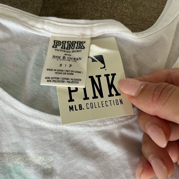 PINK VICTORIA SECRET STL CARDINAL TANK TOP - Picture 2 of 6